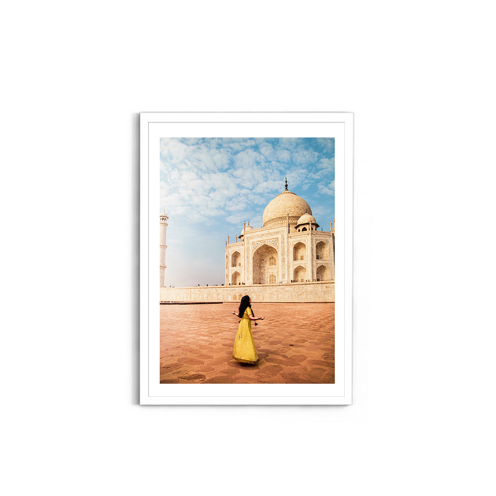 Embracing the Taj Mahal, Agra - Wall Photo Frame by Jeet Khagram