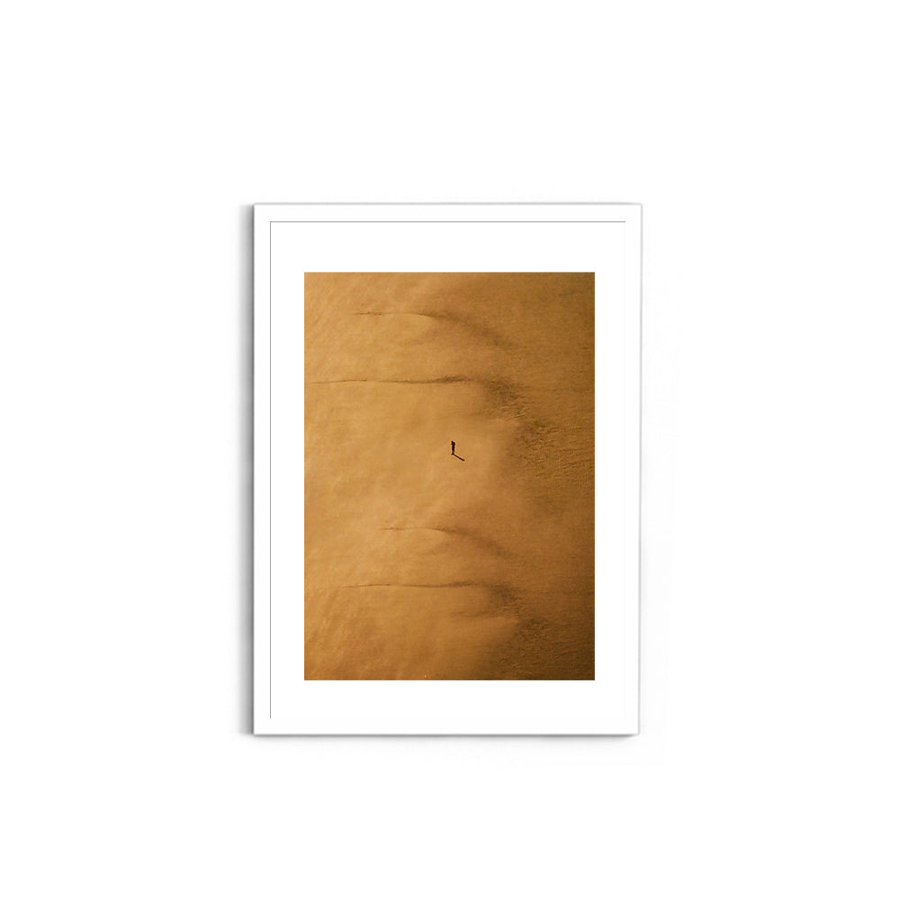 Rann of Kutch Abstract Minimalist, Gujarat - Wall Photo Frame by Jeet Khagram