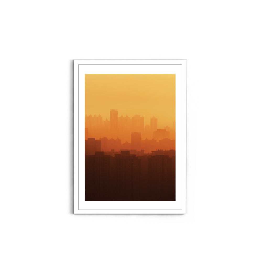 Mumbai in a Haze - Wall Photo Frame by Jeet Khagram