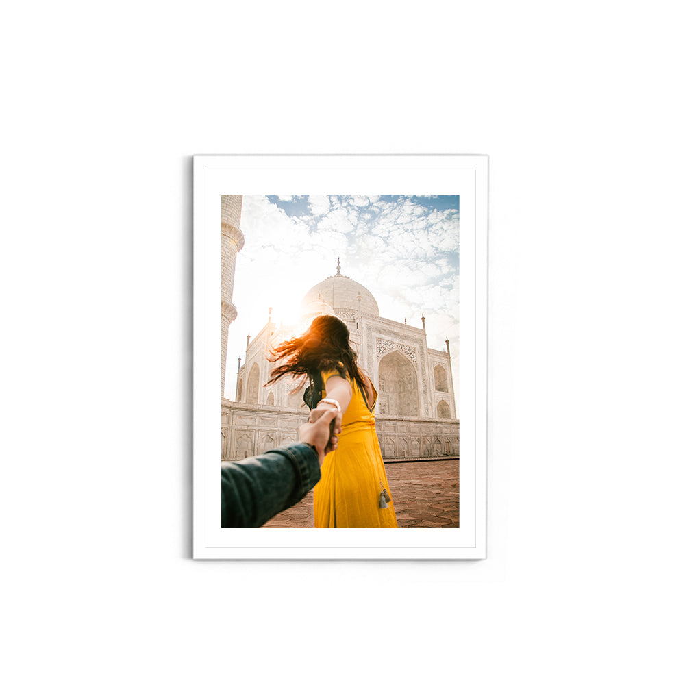 Love at the Taj Mahal, Agra - Wall Photo Frame by Jeet Khagram