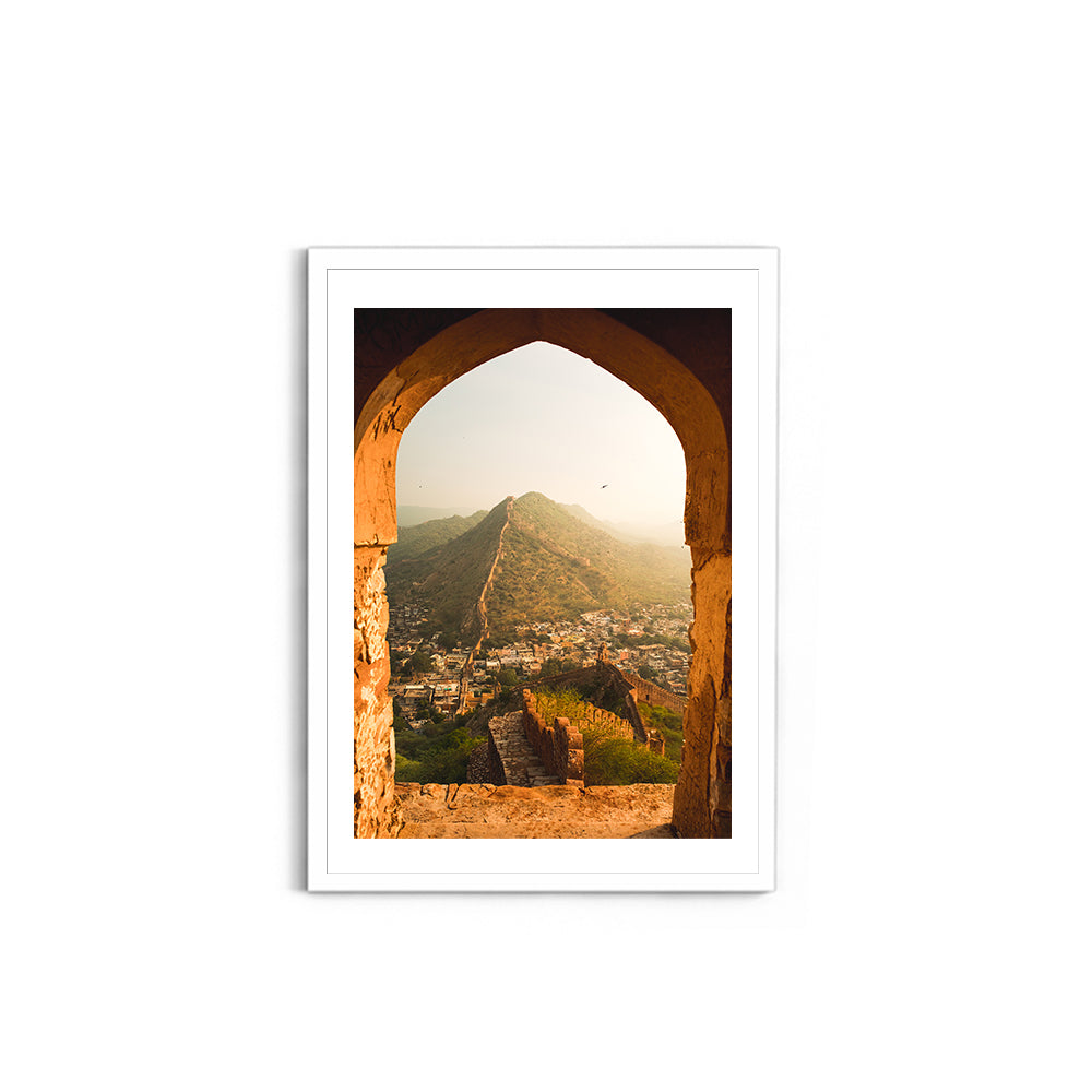 "Framed by History"� Amber Fort Arch, Jaipur - Wall Photo Frame by Jeet Khagram