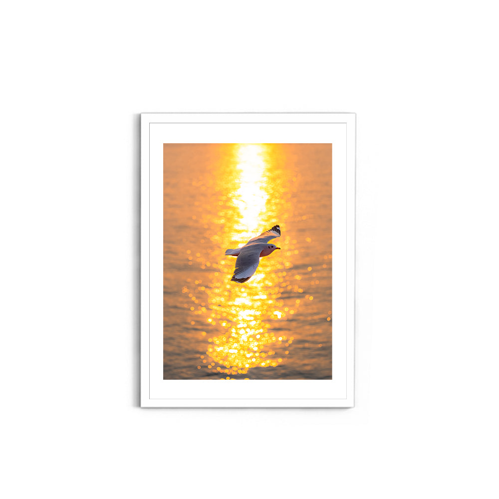 Wings Over Gold - Wall Photo Frame by Jeet Khagram