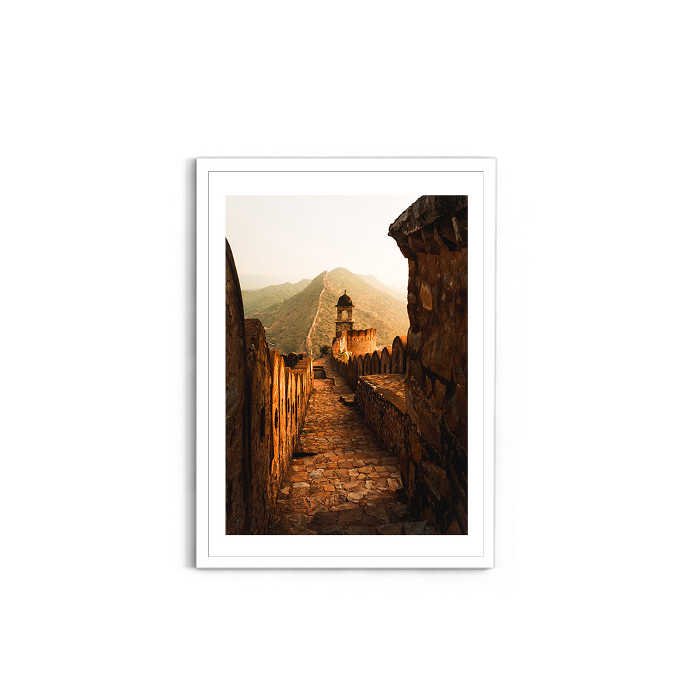"Every Stone Has a Story" Amber Fort, Jaipur - Wall Photo Frame by Jeet Khagram