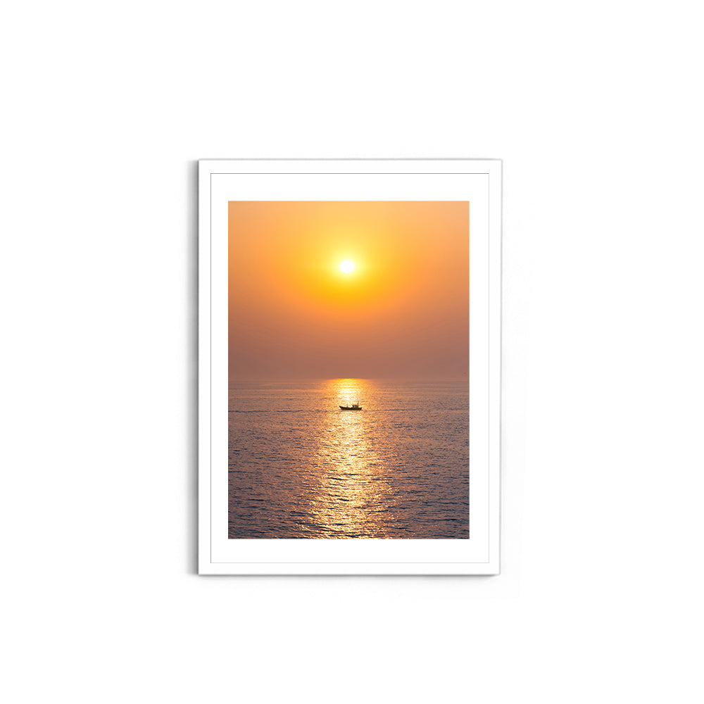 Arabian Sea Golden Sunset - Wall Photo Frame by Jeet Khagram