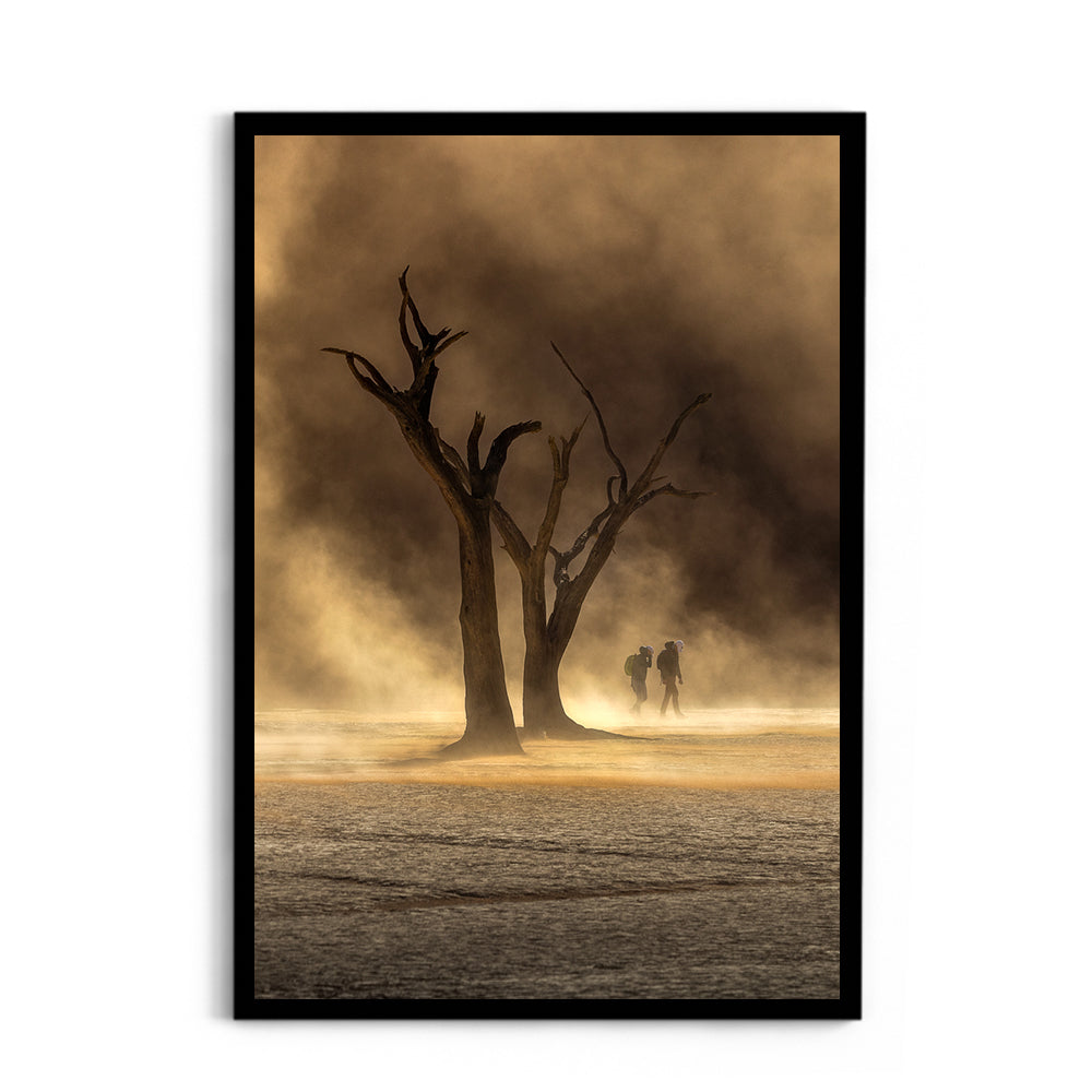 Namibia's Vast Deserts Deadvlei at Dawn - Wall Photo Frame by Jeet Khagram