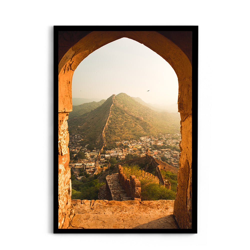 "Framed by History"� Amber Fort Arch, Jaipur - Wall Photo Frame by Jeet Khagram