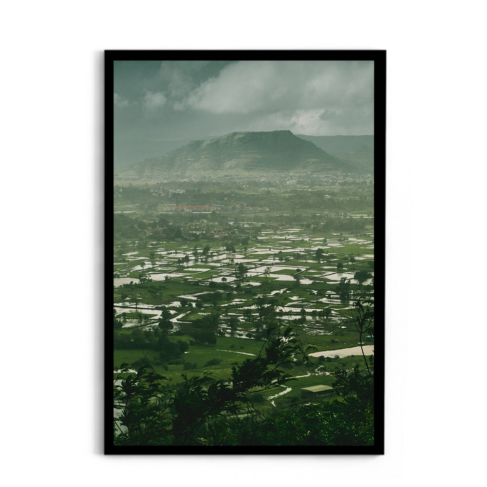Views from the Lohagad Fort, Lohagad - Wall Photo Frame by Jeet Khagram