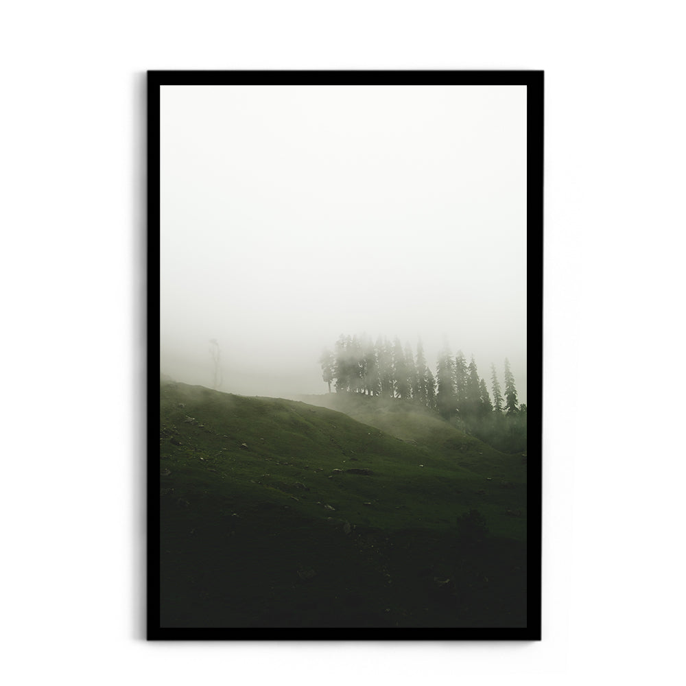 A Moody Mist Forest, Hampta Pass - Wall Photo Frame by Jeet Khagram