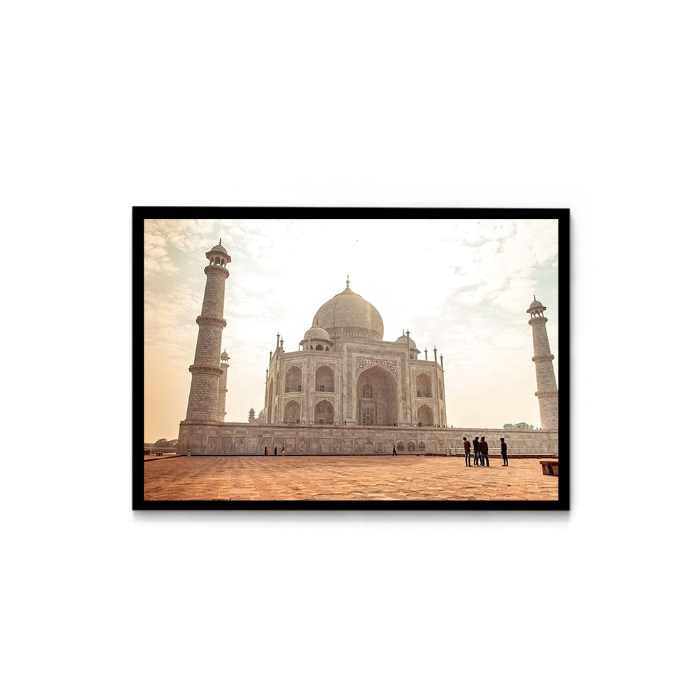 The Grandeur of the Taj Mahal at Sunset, Agra - Wall Photo Frame by Jeet Khagram