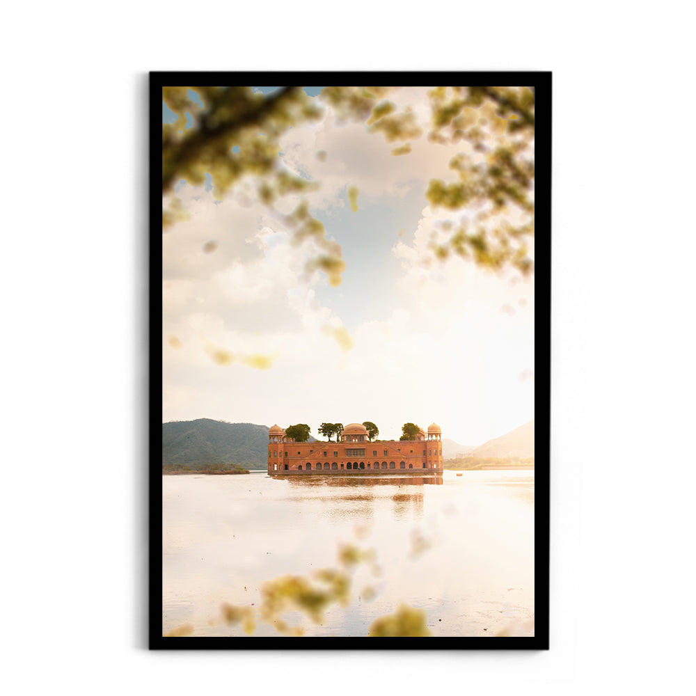 Palace on Man Sagar Lake, Jaipur - Wall Photo Frame by Jeet Khagram