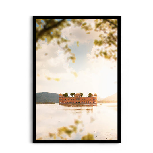 Palace on Man Sagar Lake, Jaipur - Wall Photo Frame by Jeet Khagram