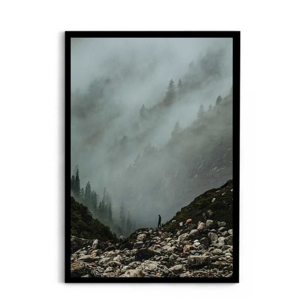 Foggy Days at Hampta Pass - Wall Photo Frame by Jeet Khagram