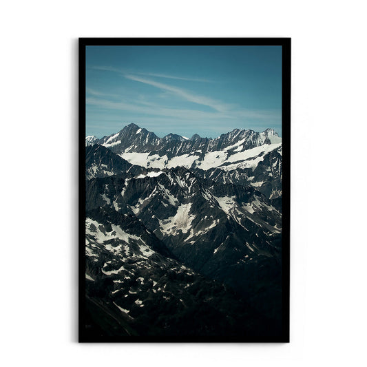 The Peaks of Mount Titlis, Switzerland - Wall Photo Frame by Jeet Khagram