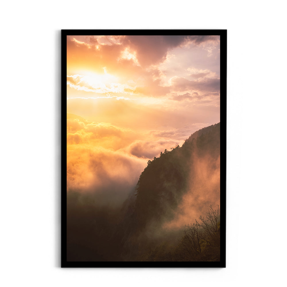 Chasing the Sunset, Thembang, Arunachal Pradesh - Wall Photo Frame by Jeet Khagram