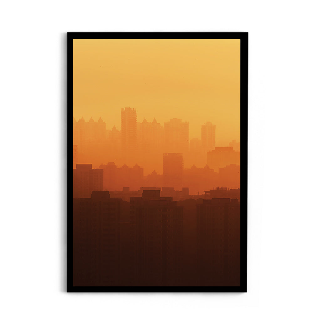 Mumbai in a Haze - Wall Photo Frame by Jeet Khagram