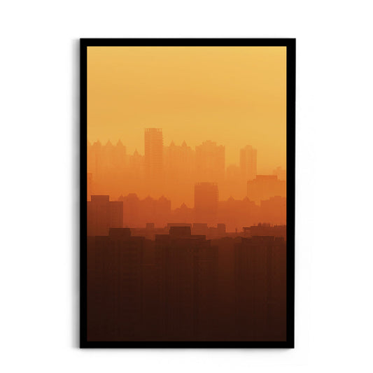 Mumbai in a Haze - Wall Photo Frame by Jeet Khagram