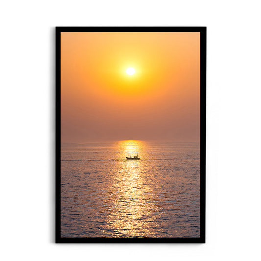 A dreamy sunset in Mumbai