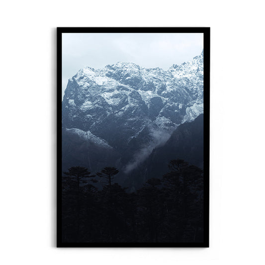 Foggy moutains at the Yumthang valley - Sikkim