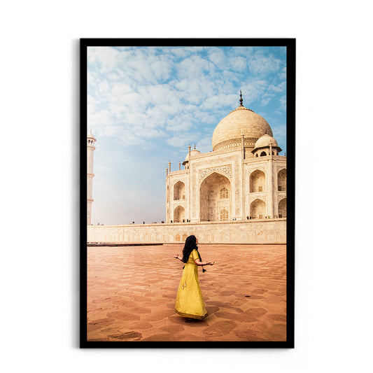 Embracing the Taj Mahal, Agra - Wall Photo Frame by Jeet Khagram