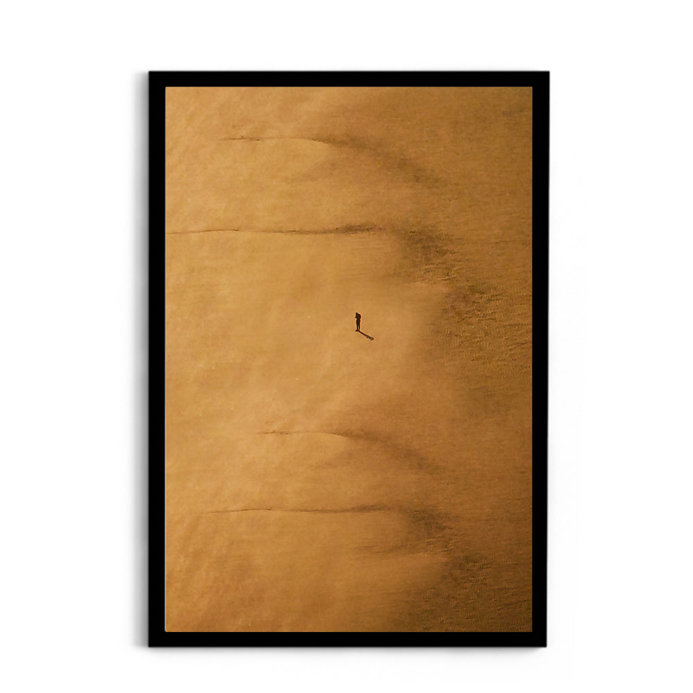Rann of Kutch Abstract Minimalist, Gujarat - Wall Photo Frame by Jeet Khagram