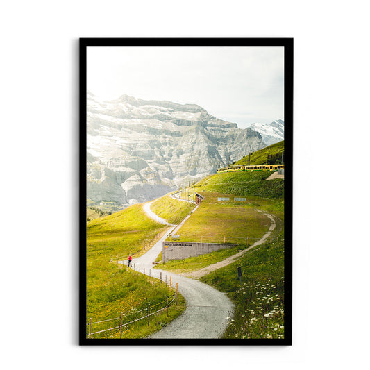 Scenic Views in Kleine Scheidegg, Switzerland - Wall Photo Frame by Jeet Khagram