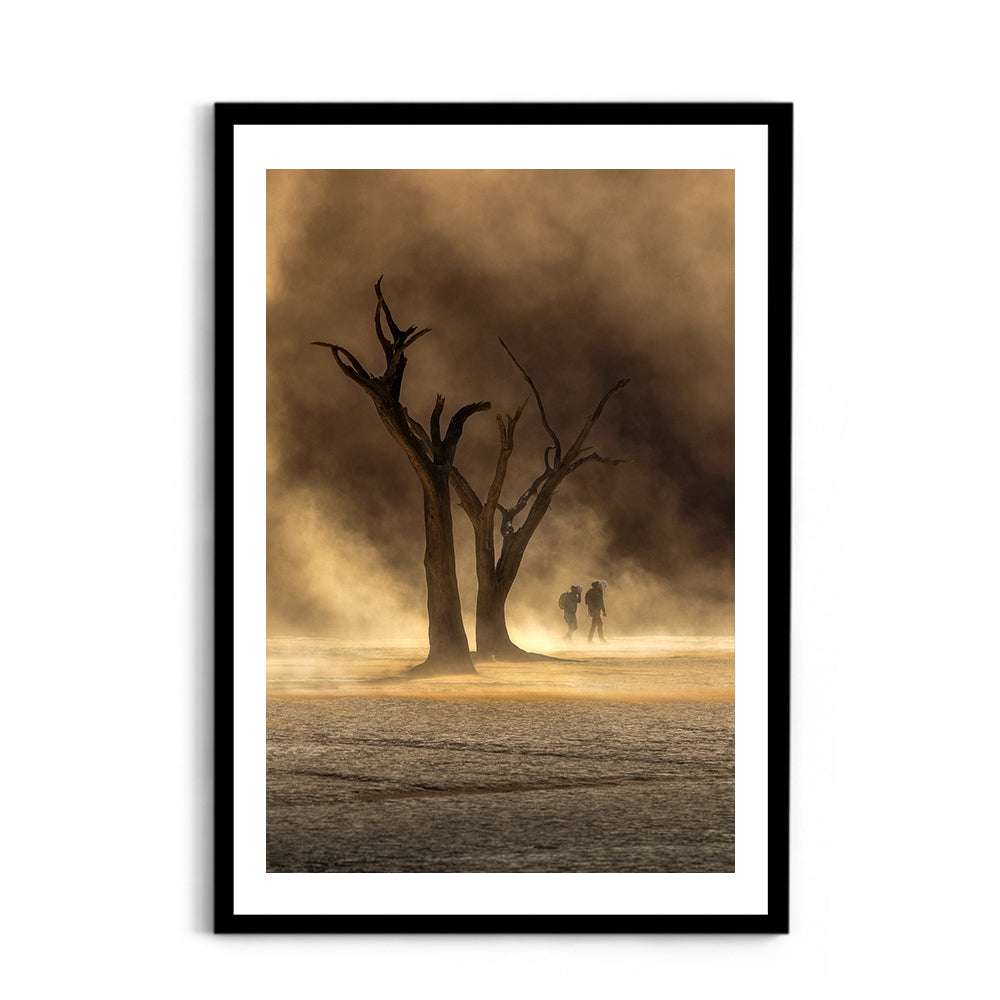 Namibia's Vast Deserts Deadvlei at Dawn - Wall Photo Frame by Jeet Khagram