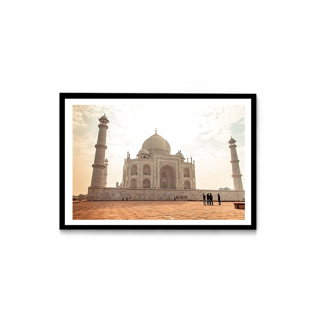 The Grandeur of the Taj Mahal at Sunset, Agra - Wall Photo Frame by Jeet Khagram