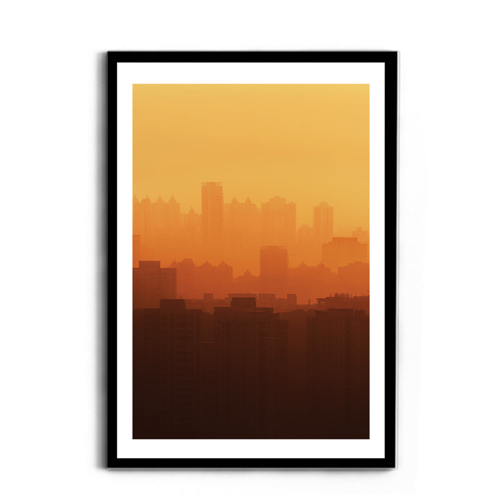 Mumbai in a Haze - Wall Photo Frame by Jeet Khagram