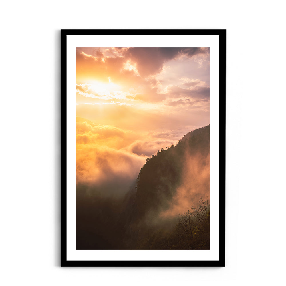 Chasing the Sunset, Thembang, Arunachal Pradesh - Wall Photo Frame by Jeet Khagram
