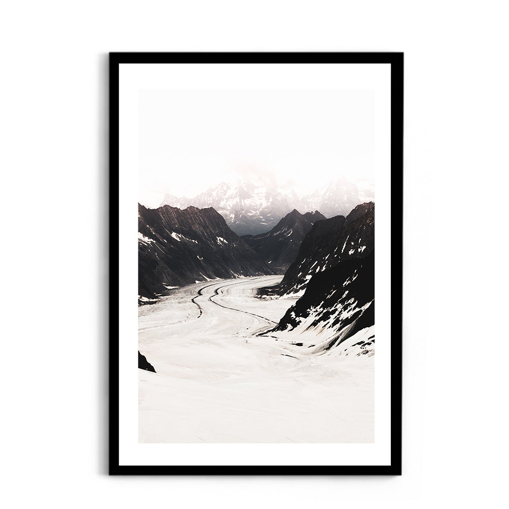Great Aletsch Glacier, Switzerland - Wall Photo Frame by Jeet Khagram