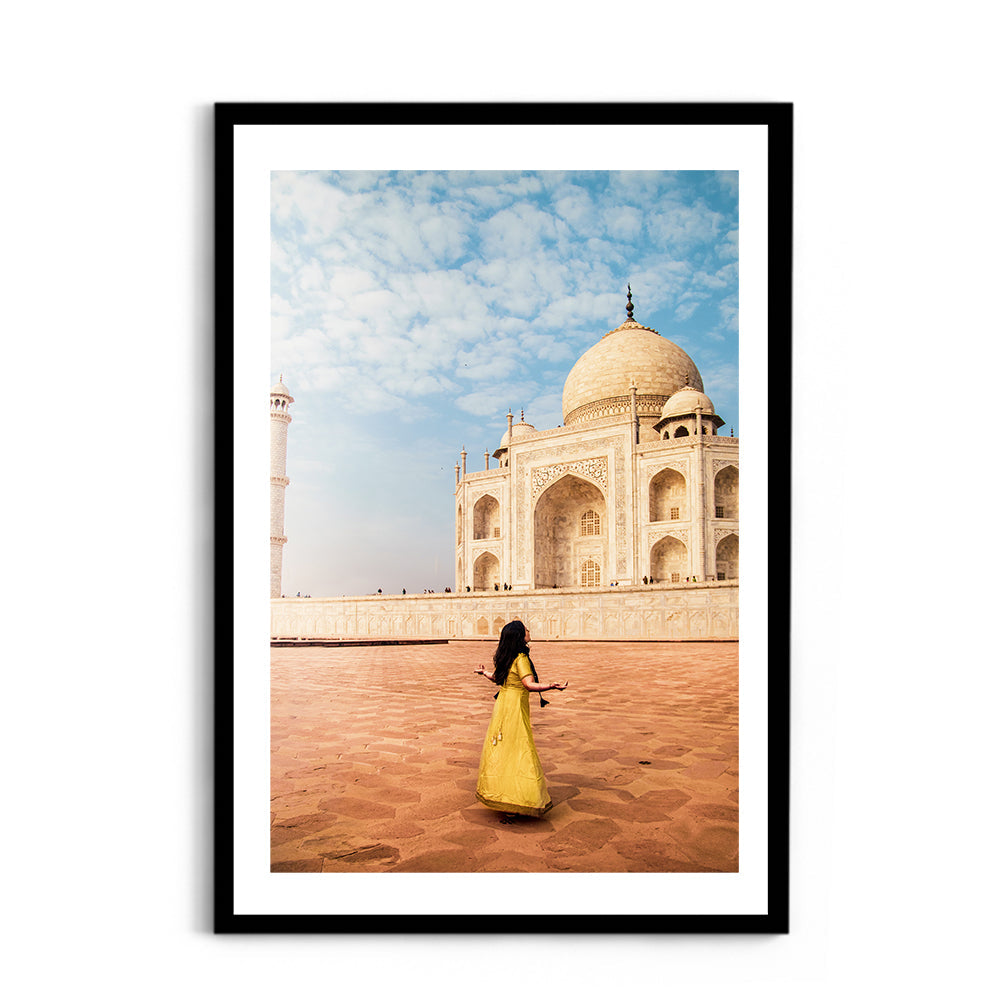 Embracing the Taj Mahal, Agra - Wall Photo Frame by Jeet Khagram