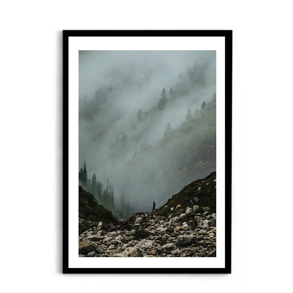 Foggy Days at Hampta Pass - Wall Photo Frame by Jeet Khagram