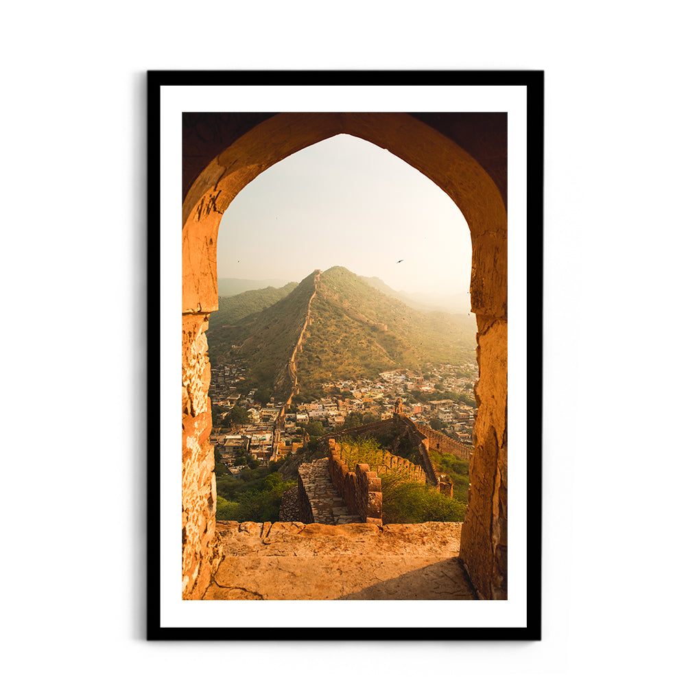 "Framed by History"� Amber Fort Arch, Jaipur - Wall Photo Frame by Jeet Khagram