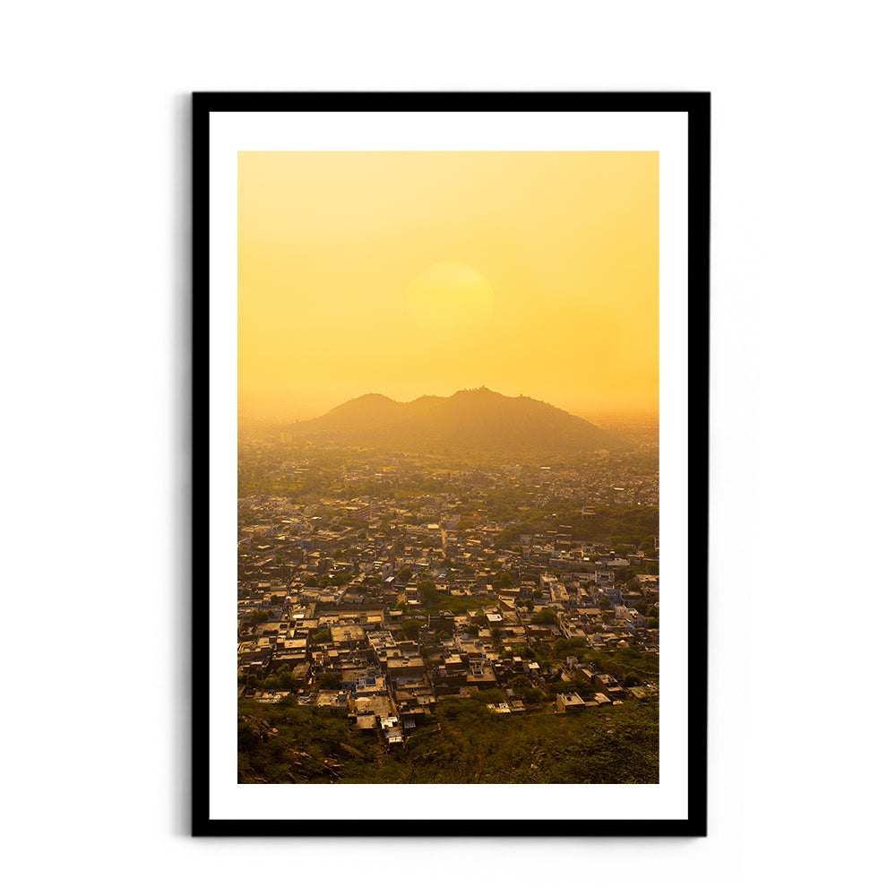 Top views of entire Jaipur city from Amber fort - Jaipur