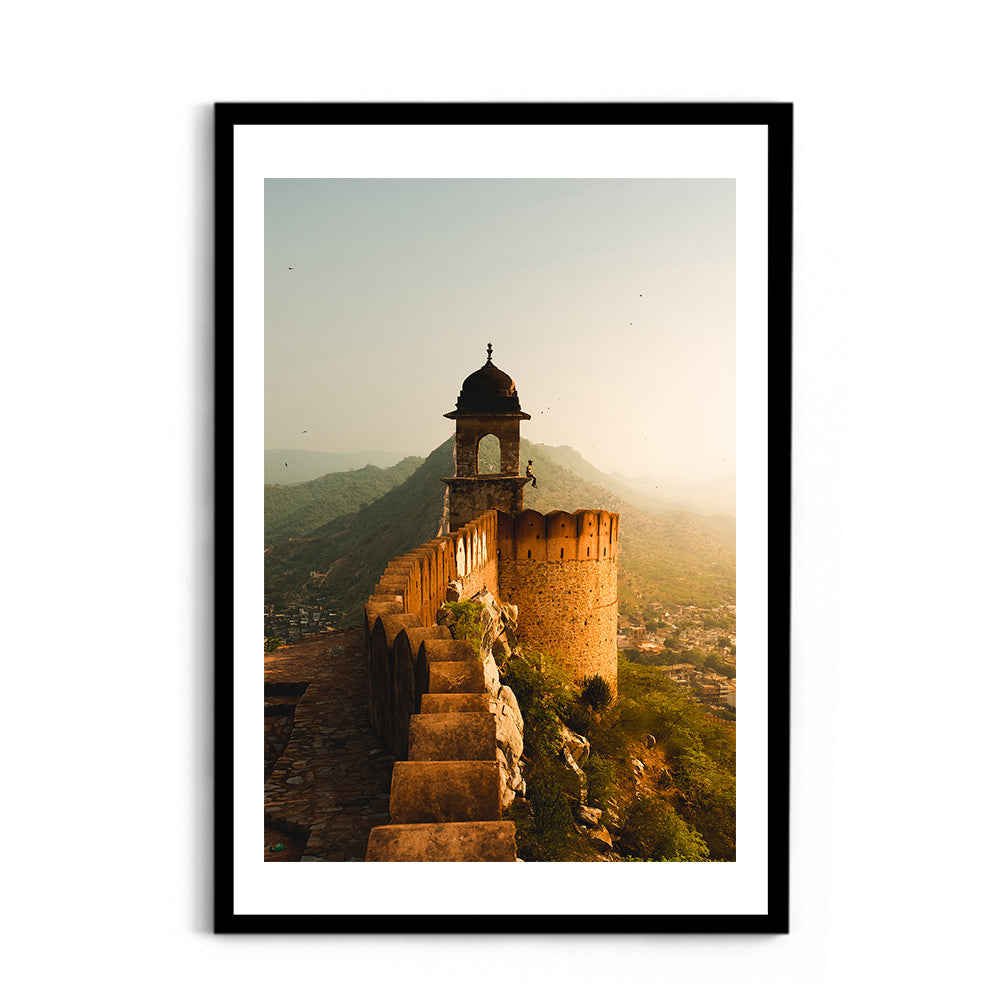 Golden Hour at Amber Fort, Jaipur - Wall Photo Frame by Jeet Khagram