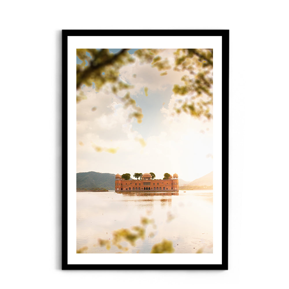 Palace on Man Sagar Lake, Jaipur - Wall Photo Frame by Jeet Khagram