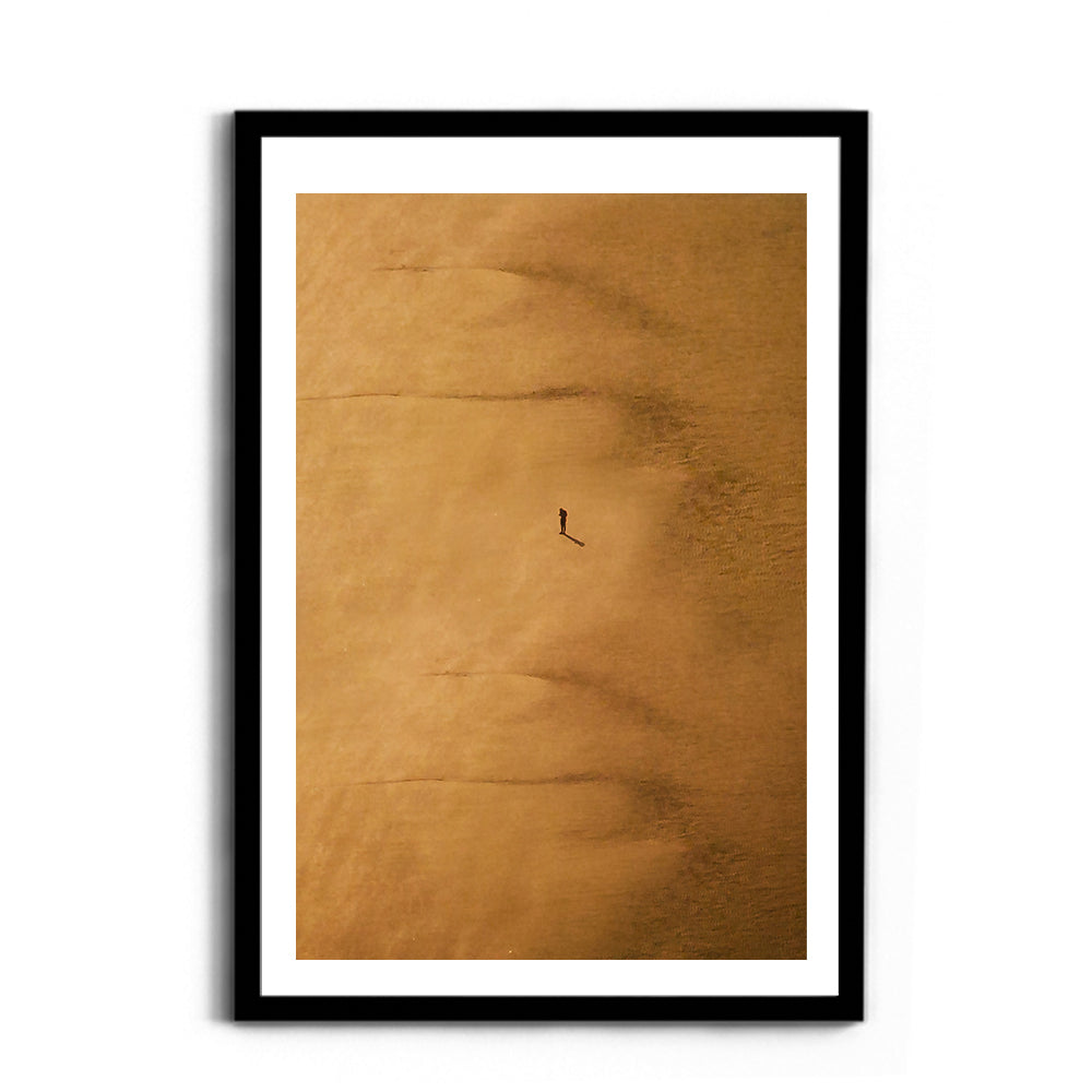 Rann of Kutch Abstract Minimalist, Gujarat - Wall Photo Frame by Jeet Khagram
