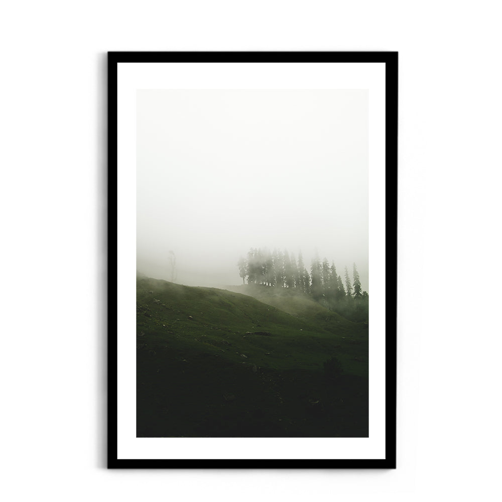 A Moody Mist Forest, Hampta Pass - Wall Photo Frame by Jeet Khagram