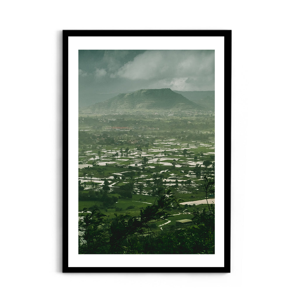 Views from the Lohagad Fort, Lohagad - Wall Photo Frame by Jeet Khagram