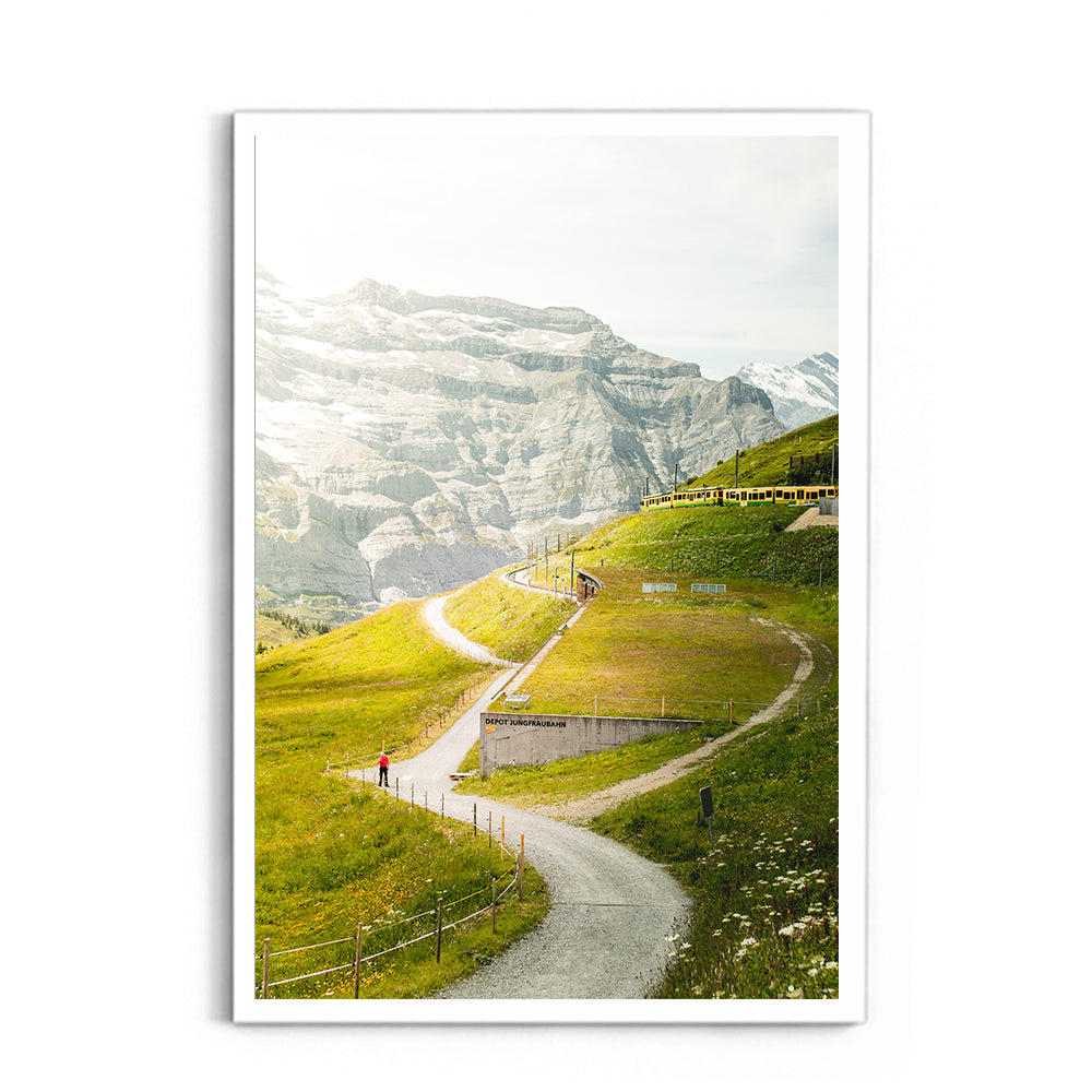 Scenic Views in Kleine Scheidegg, Switzerland - Wall Photo Frame by Jeet Khagram