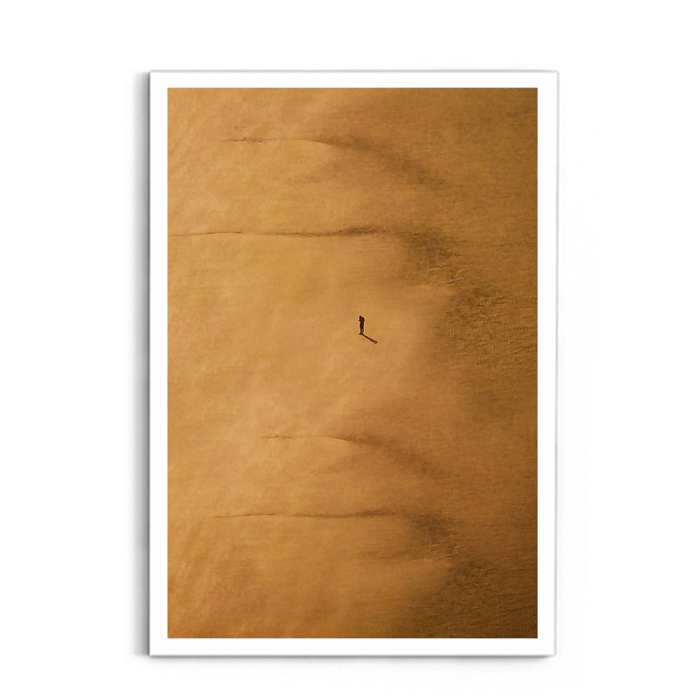 Rann of Kutch Abstract Minimalist, Gujarat - Wall Photo Frame by Jeet Khagram