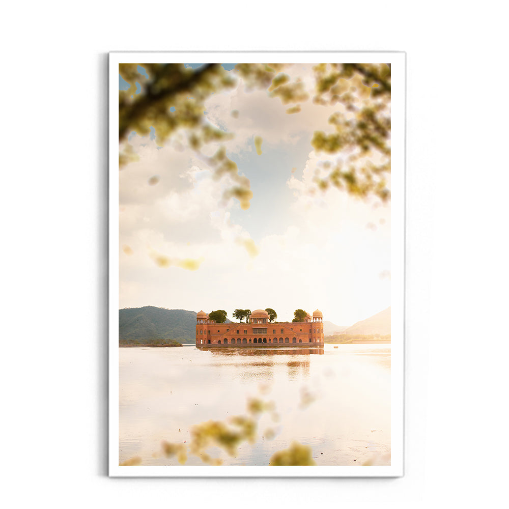 Palace on Man Sagar Lake, Jaipur - Wall Photo Frame by Jeet Khagram