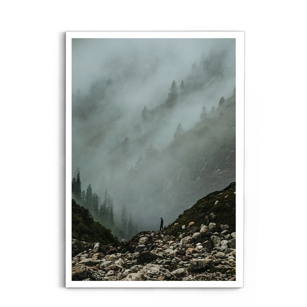 Foggy Days at Hampta Pass - Wall Photo Frame by Jeet Khagram
