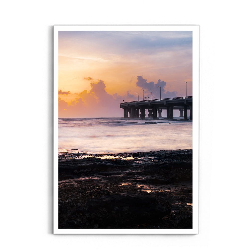 Bandra-Worli Sea Link Sunrise - Wall Photo Frame by Jeet Khagram