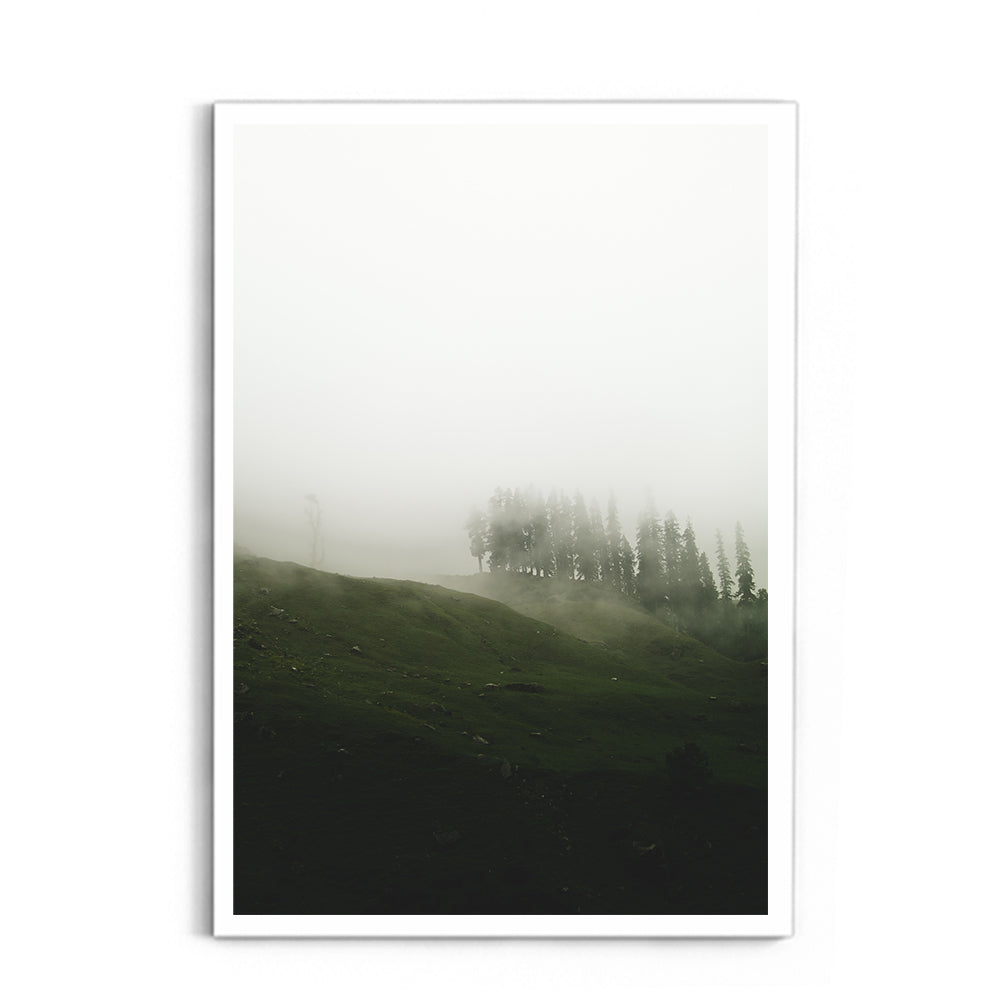 A Moody Mist Forest, Hampta Pass - Wall Photo Frame by Jeet Khagram