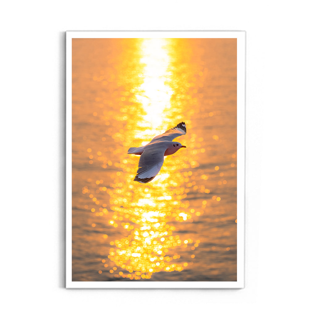 Wings Over Gold - Wall Photo Frame by Jeet Khagram