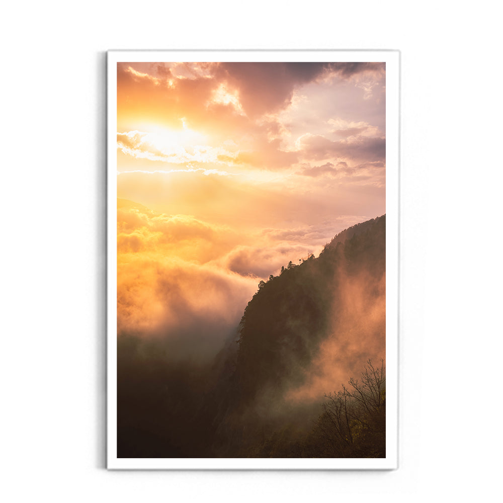 Chasing the Sunset, Thembang, Arunachal Pradesh - Wall Photo Frame by Jeet Khagram
