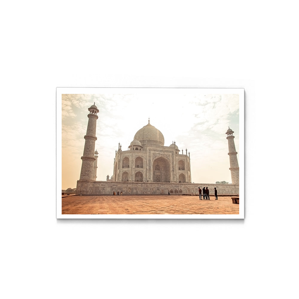 The Grandeur of the Taj Mahal at Sunset, Agra - Wall Photo Frame by Jeet Khagram