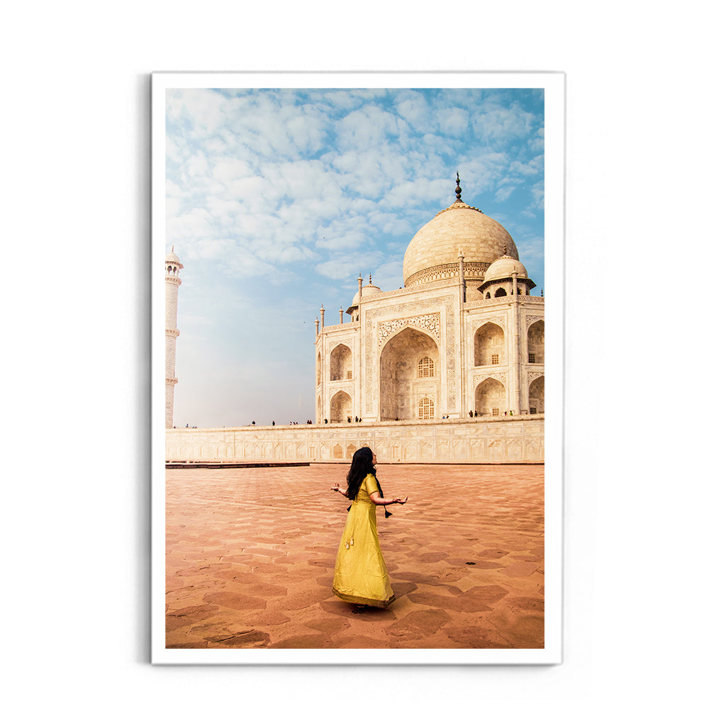 Embracing the Taj Mahal, Agra - Wall Photo Frame by Jeet Khagram