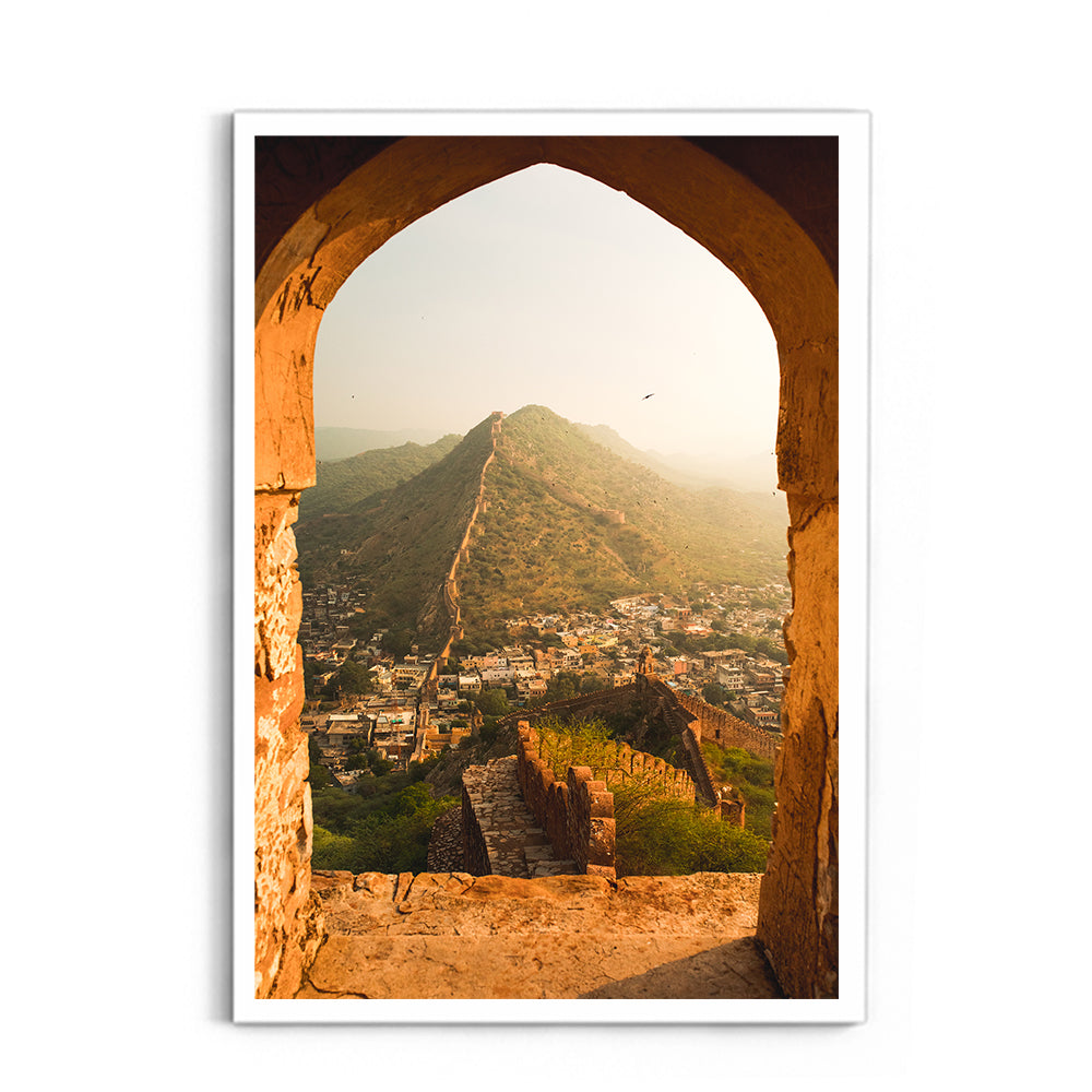 "Framed by History"� Amber Fort Arch, Jaipur - Wall Photo Frame by Jeet Khagram